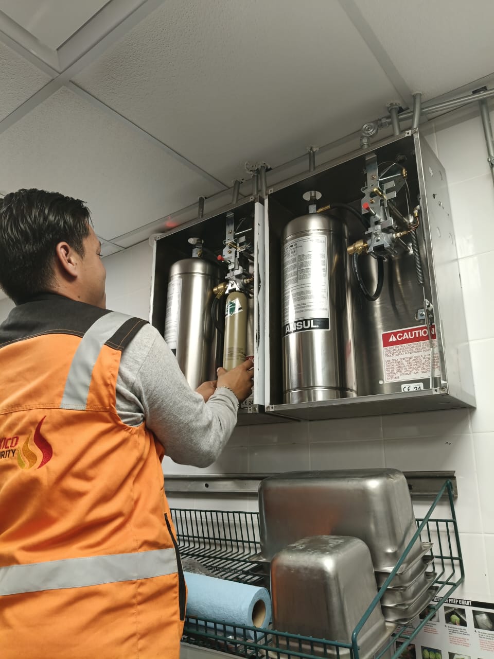 Mantenimiento sistema Ansul R-102
